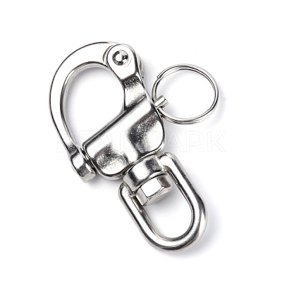 316 Stainless Swivel Eye Snap Shackle Quick Release Bail STAS-WH0025-17A-1
