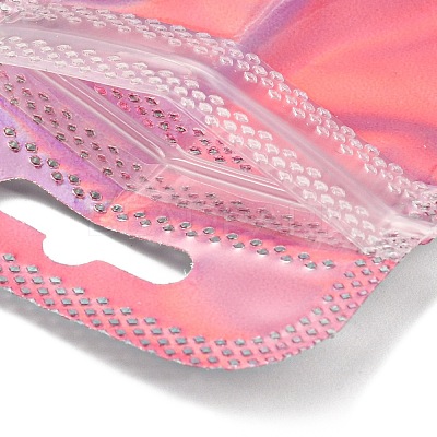 Plastic Glitter Holographic Packaging Yin-yang Resealable Bags OPP-D003-04A-1