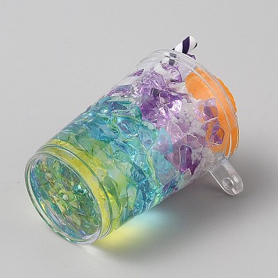Transparent Acrylic Pendants OACR-WH20007-01C-13-1