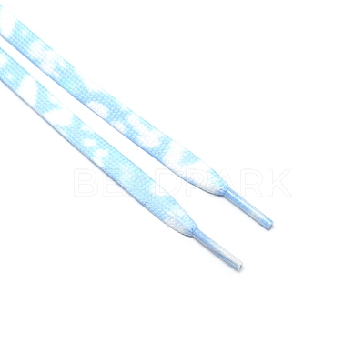 Flat Smooth Polyester Shoelaces AJEW-WH0250-23A-1