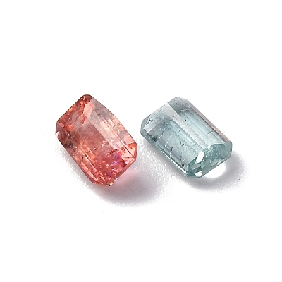 Faceted Natural Multicolor Tourmaline Cabochons G-I295-05C-13A-1