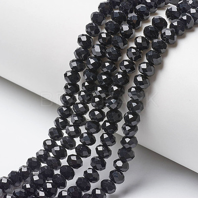 Opaque Solid Color Imitation Jade Glass Beads Strands LS-EGLA-A044-P8mm-D18-1