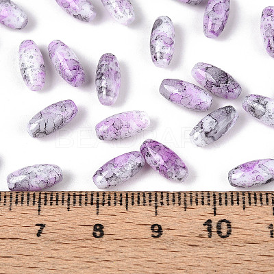 Baking Paint Glass Seed Beads SEED-N008-06E-1