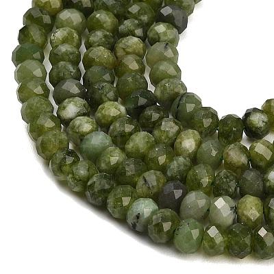 Faceted Dyed Natural White Jade Beads Strands GG-CBAE966-01A-U-1