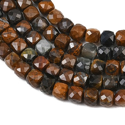 Natural Tiger Eye Beads Strands G-B107-B02-02-1