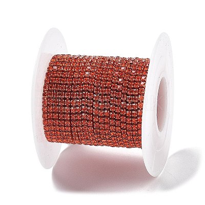 Iron Rhinestone Glass Cup Chain CH-U001-01M-1