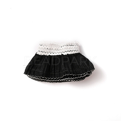 Polyester Double-Layer Organza Ribbons OCOR-WH0060-23A-1