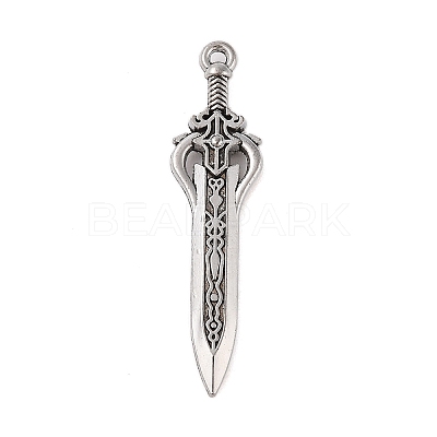 Tibetan Style Alloy Big Pendants FIND-Z053-03AS-07-1