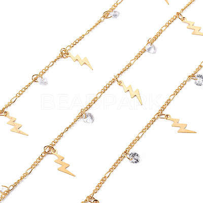 Handmade Brass Curb Chains CHC-S012-035-1