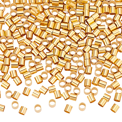 300Pcs 201 Stainless Steel Crimp Beads STAS-BBC0009-77B-1