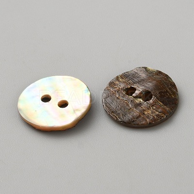 Natural Shell Buttons LS-BUTT-WH0024-041D-1
