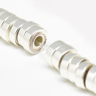 Electroplate Non-magnetic Synthetic Hematite Beads Strands G-Q465-37S-1