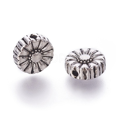 Tibetan Style Alloy Flower Beads LS-TIBEP-GC190-AS-RS-1