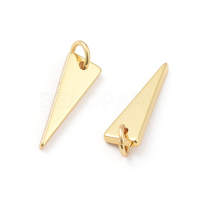 Brass Pendants ZIRC-G160-30G-1