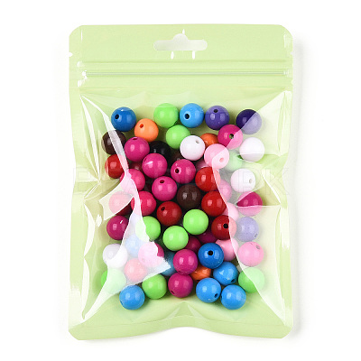 Macaron Color Plastic Yin-yang Resealable Bags OPP-N001-01E-07-1