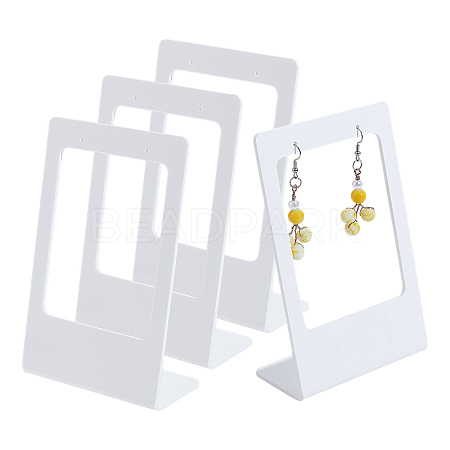 Acrylic Earring Display Stands EDIS-WH0012-46B-1
