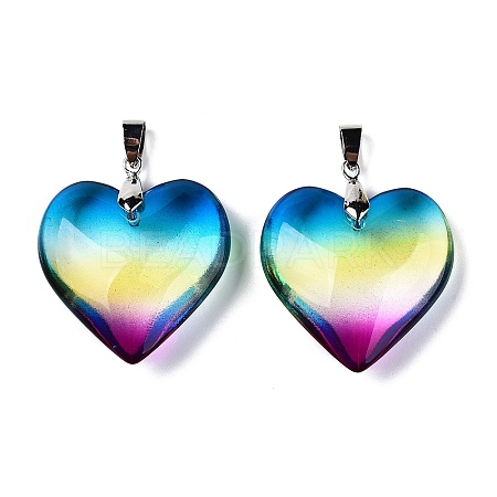Glass Pendants GLAA-N001-23D-1