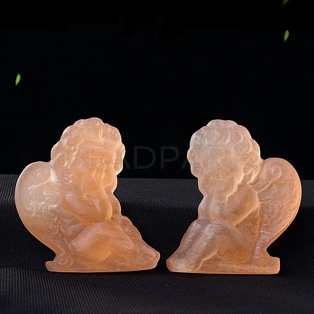 Natural Selenite Carved Healing Angel Stone PW-WG69034-01-1