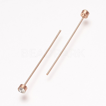 Brass Pins X-KK-K169-029RG-1