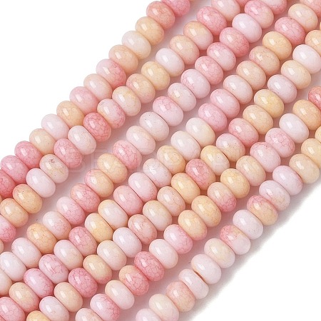 Ombre Effect Dyed Glass Beads Strands GLAA-C043-01F-1