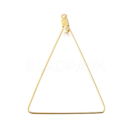 PVD Vacuum Plating 304 Stainless Steel Wire Pendants STAS-S103-12G-1