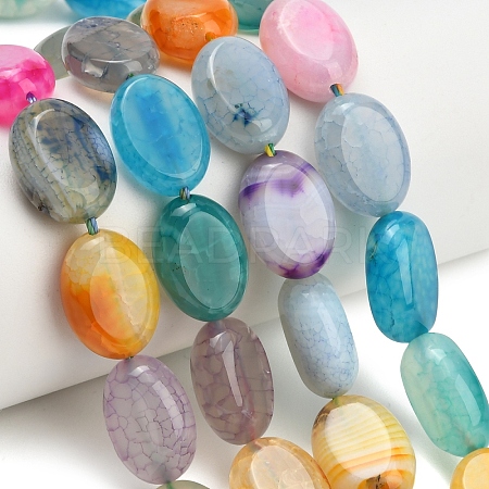 Natural Dragon Veins Agate Beads Strands GG-L001-K01-02C-1