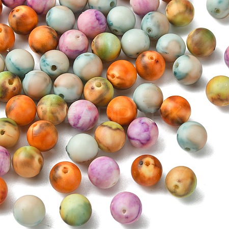 Baking Paint Acrylic Beads MACR-YW0002-69-1