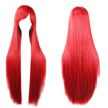 31.5 inch(80cm) Long Straight Cosplay Party Wigs OHAR-I015-11G-1