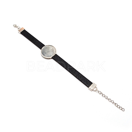 PU Leather Cord Bracelet Making AJEW-TAC0034-02C-1