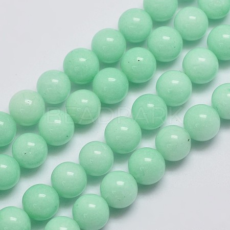 Natural Malaysia Jade Beads Strands X-G-A146-8mm-B06-1