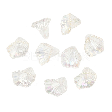 Transparent Acrylic Bead Caps OACR-G054-03A-1