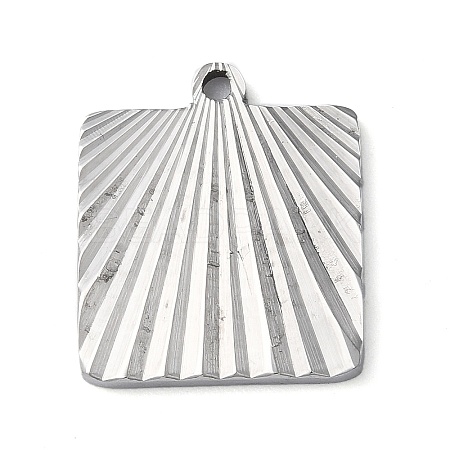 Non-Tarnish 304 Stainless Steel Pendants STAS-D025-03P-01-1