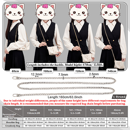 Bag Strap Chains IFIN-PH0024-03S-7x160-1
