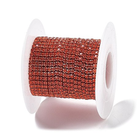 Iron Rhinestone Glass Cup Chain CH-U001-01M-1