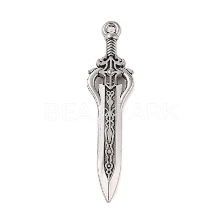 Tibetan Style Alloy Big Pendants FIND-Z053-03AS-07-1