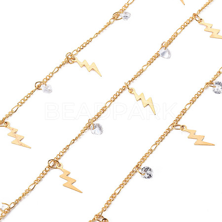 Handmade Brass Curb Chains CHC-S012-035-1