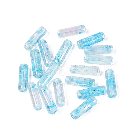 Picasso Transparent Glass Bugle Beads SEED-N010-02A-13-1