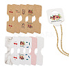 CRAFTDADY 220Pcs 11 Styles Paper Necklace Display Cards CDIS-CD0001-03-1