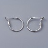 Brass Hoop Earrings KK-I665-26A-P-1