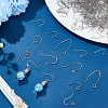 410Pcs 5 Styles Stainless Steel Earring Hooks STAS-GA0001-97-4