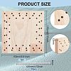 BENECREAT Wood Crochet Blocking Board DIY-BC0006-37-2