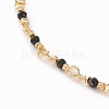 Faceted Round Natural Spinel Beaded Necklaces NJEW-JN03215-01-2
