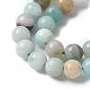 Natural Flower Amazonite Beads Strands Z26N5018-01-3