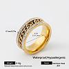 304 Stainless Steel Finger Rings for Women MF5435-12-1