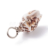 Natural Shell Pendants PALLOY-JF01164-01-4