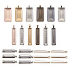 DIY Rectangular Pendant Making Kits DIY-TA0008-91-2
