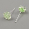 Resin Stud Earrings LS-EJEW-WH0016-39A-2