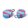 Handmade Polymer Clay Charms X-CLAY-S096-017-3