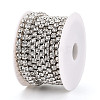 Brass Rhinestone Strass Chains CHC-T001-SS28-01S-3