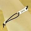 Adjustable Link & Charm Bracelets for Valentine's Day BJEW-JB00821-3